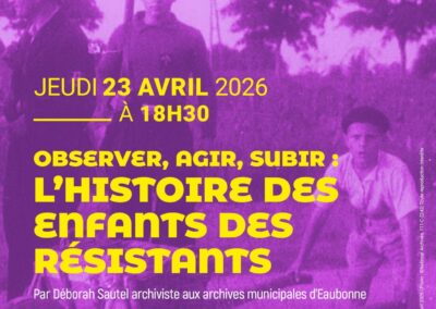 L&rsquo;HISTOIRE DES ENFANTS DES RESISTANTS – JONZAC